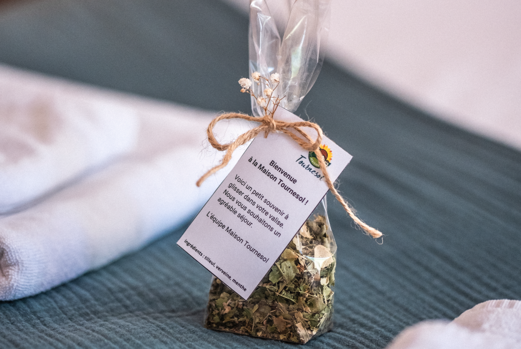 Sachet de thé offert